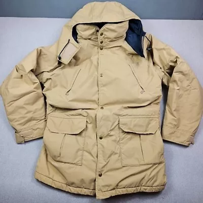 Vtg Men’s LL Bean Maine Warden's Parka Gore-Tex Thinsulate Coat Tan Large Tall • $128.88