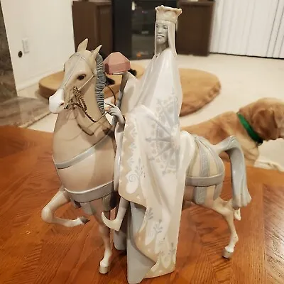 Lladro #1020 King Balthasar Horse Handmade Nativity Figurine • $959