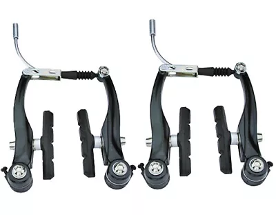 New! Absolute Genuine Alloy Bicycle 110mm Long  V-brake In Black. • $25.99