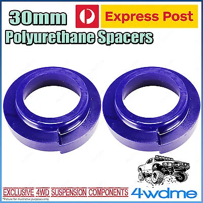 Pair Fits Toyota Landcruiser VDJ79 Series Front 30mm Coil Spring Poly Spacers • $85