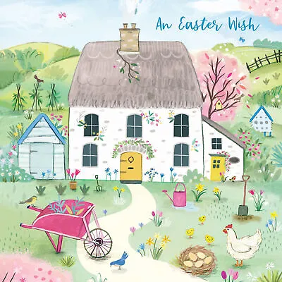 Easter 5 Card Pack - Spring Cottage • £5.49