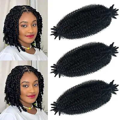 Marley Twist Braiding Hair 12 Inch Springy Afro Twist Hair 3 Packs Pre-Separated • $11.34