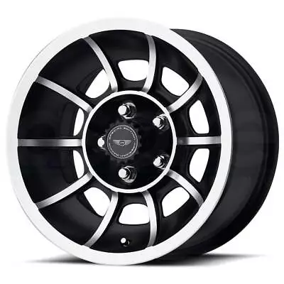 4-New 15  American Racing VN47 Vector Wheels 15x7/15x8.5 5x114.3 0/6 Satin Black • $758