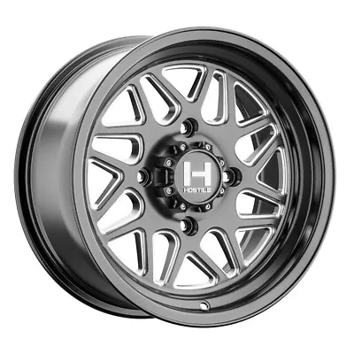 15x7 Hostile UTV H108 Sprocket Blade Cut (Black Milled) Wheel 4x137 (13mm) • $204