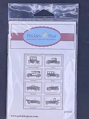 Prickley Pear Rubber Stamp Set Antique Cars Autos Roadster Sedan Touring Crafts • $14.41