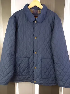 £14.99 • Buy Jack Murphy Coat Mens XXL Padded Lined Snap Pockets Collared Navy Good Condition