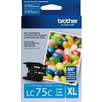 Brother LC 75C XL Color Cyan Genuine Ink Cartridge For MFC J825DW J835DW Printer • $11.04