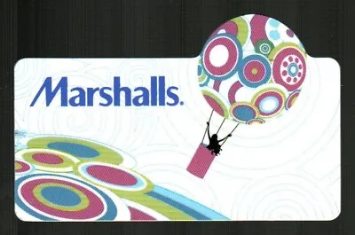 MARSHALLS Hot Air Balloon ( 2009 ) Die-Cut Gift Card ( $0 ) • $2.50