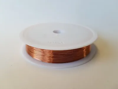 0.063 Mm / AWG42 Copper Paint Wire Winding Wire Approx. 3500m (100 Gr) Pickup Wire • $24.29