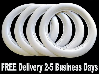 15  Rim 3 Inch Wide White Wall Portawall Tire Trim Set Fit :VW Beetle Ford Chevy • $98