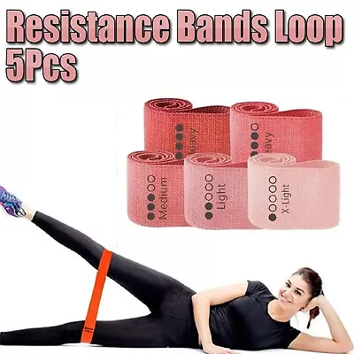 SET POWER Heavy Duty RESISTANCE BAND Gym Yoga LOOP Exercise Fitness Workout Band • $29.99