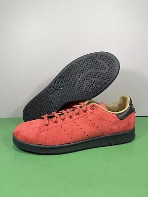 Adidas Stan Smith X Disney Captain Hook Men's Size 11 US Red Suede Shoes • $59.99