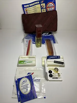 AIR FRANCE - La Premiere First Class Amenity Kit Burgundy Monsieur Carven New • $98