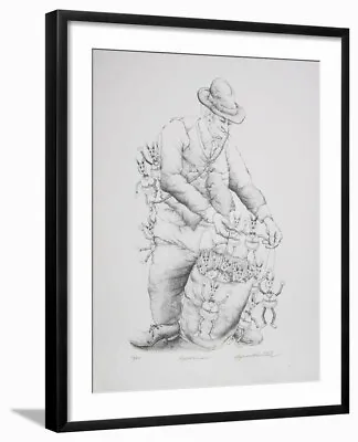 $525 • Buy Seymour Rosenthal, Puppet Vendor, Lithograph, Signed And Numbered In Pencil  