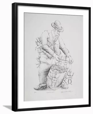 $525 • Buy Seymour Rosenthal, Puppet Vendor, Lithograph, Signed And Numbered In Pencil  