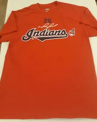 Majestic Cleveland Indians Mike Napoli Medium Tee Shirt Player Shirsey • $14.99