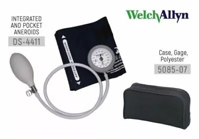 Welch Allyn Dura Shock Sphygmomanometer DS44-11 Handheld Gauge & Adult Cuff • $145