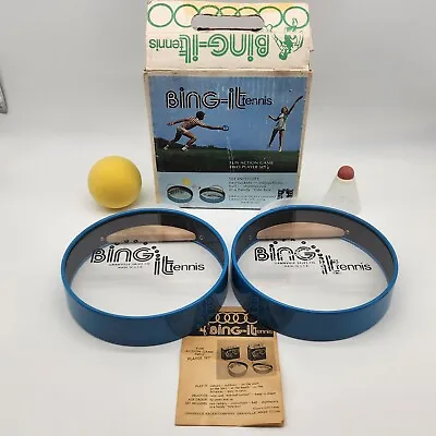 BING-IT Tennis Vintage Lawn Game Noble & Cooley Granville Tambourine Made In USA • $22.50