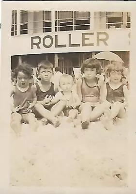 A DAY AT THE BEACH Vintage FOUND PHOTOGRAPH Original PHOTOGRAPHY B+w 310 54 J • $12.99