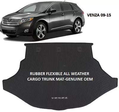 Venza 09-15 Rubber Flexible All Weather Cargo Trunk Mat-genuine Oem • $134.96