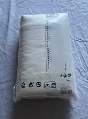 Ikea ANGSLILJA Duvet/Quilt Cover Set White [Single 150x200cm] • £20