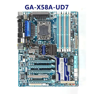 $160.09 • Buy For Gigabyte GA-X58A-UD7 LGA1366 DDR3 ATX Motherboard Tested