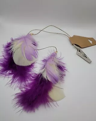 Long Purple Hair Feathers • $7.49