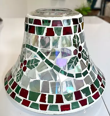 Yankee Candle Stained/Mosaic/Crackled Glass Large Shade *NEW* • $22.99