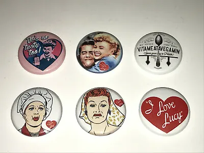 1  Set Of 6 I Love Lucy Tv Show Lapel Badge Button Pins Pinback [p368] • $3
