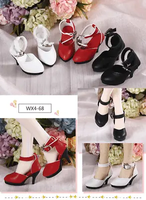 MSD BJD 1/4th Shoes Trendy PU Multicolor Female High-heeled Shoes Boots Model • $13.29