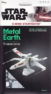 Star Wars X-Wing Starfighter Collectable Fascinations Metal Earth ICX132 • $20.90