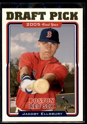2005 Topps Updates & Highlights Jacoby Ellsbury Rc Boston Red Sox #uh317 • $4