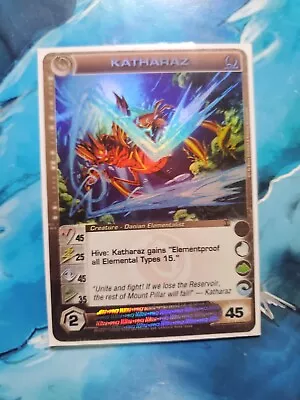 Katharaz Ultra Rare Danian 1st Edition Chaotic TCG English Card NM • $69.99