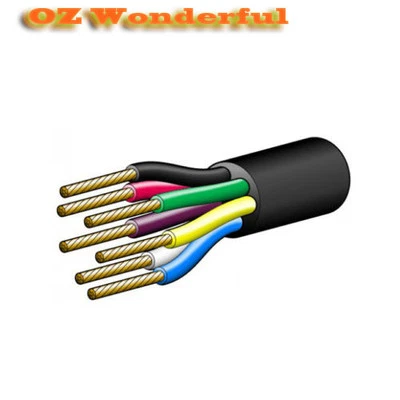 $3.99 • Buy 7 Core Trailer Cable Road Train Wire Caravan Plug Socket Wiring 