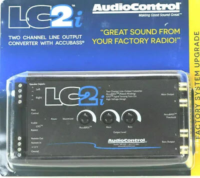 Audiocontrol LC2i 2CH Accubass Line Output Converter Sub NEW • $88.95