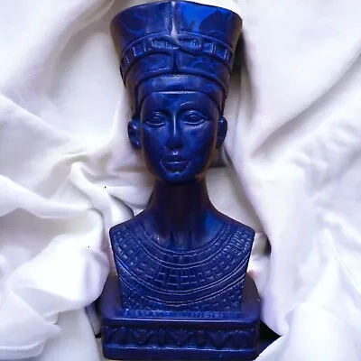 RARE ANCIENT EGYPTIAN ANTIQUITIES Statue Queen Nefertiti Of Malachite Stone BC • $119