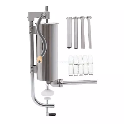 Manual Sausage Stuffer Vertical Stainless Steel Meat Press Filler Maker Machine • $45.60