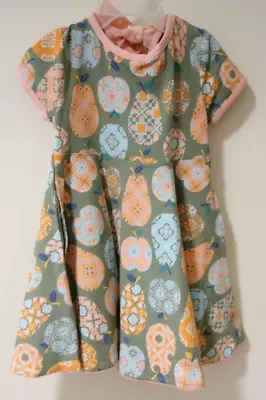 NWT Matilda Jane CeCe Apple Pear Print Dress Girl's Size 2 • $21.49