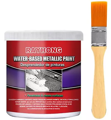 Rayhong Car Rust-free Primer Water-Based Metal Rust-Remover Paint & Brushes • $4.67