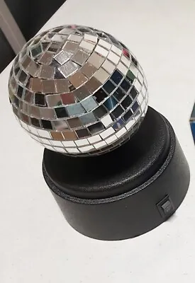 £9.99 • Buy UK Mini Rotating Disco Mirror Ball Party DJ HOME Disco Light 12cm Battery Kids