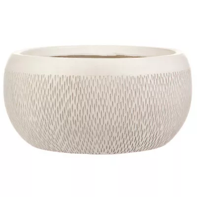 Round Garden Planters IDEALIST Mesh Style Bowl Outdoor Plant Pot With Drainage • £45.99