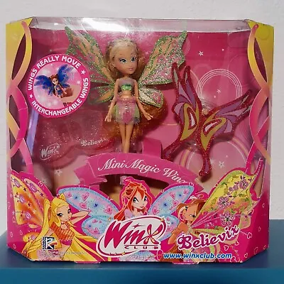 Winx Club Mini Magic Believix Flora Doll 2012 Witty Toys NIB Boxed • $50