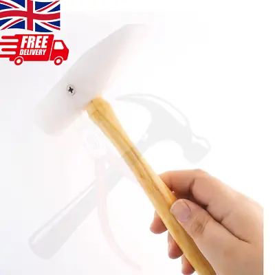 Nylon Non-Marring Jewelry Making Metal Forming Domed Face Wedge Hammer Tool • £10.99