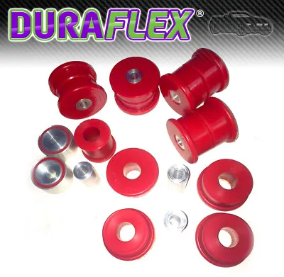 BMW E36 REAR SUBFRAME BUSHES & DIFF Mounts - Red DURAFLEX Polyurethane • $185.72