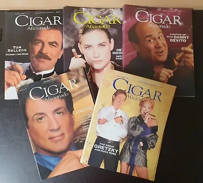 $30 • Buy Cigar Aficionado/ Magazines Lot Of 5 (1995-1998)