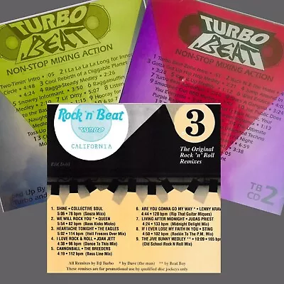 Rock N Beat 3 Turbo Beat 2 3 SEALED DJ Remix CDs Dj Vlad/Beat Boy • $46.50