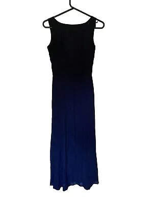 Boohoo Navy Evening/Prom Dress Size Uk 4 • £15