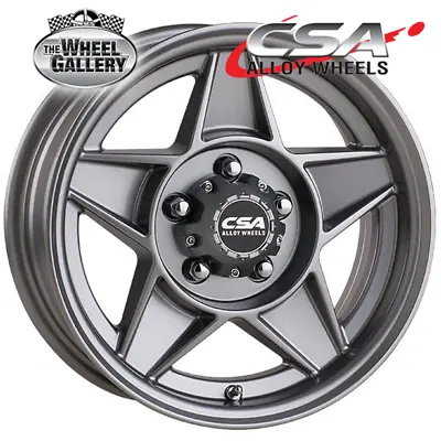 CSA Bathurst Trailer 13x5 5/108 10P Silver Grey Set Of Alloy Wheel Wheels • $636