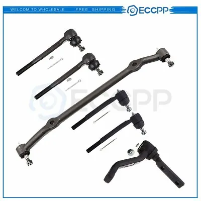 $56.49 • Buy 6pcs Front Center Link Idler Arm Inner Outer Tie Rods For 1978-81 Buick Century