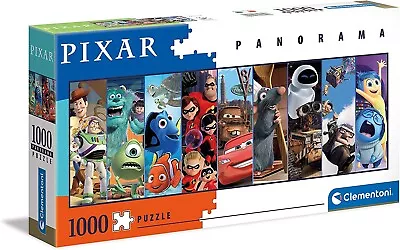 Clementoni Disney Pixar Movies Panorama Collage Jigsaw Puzzle 1000 Piece • $45